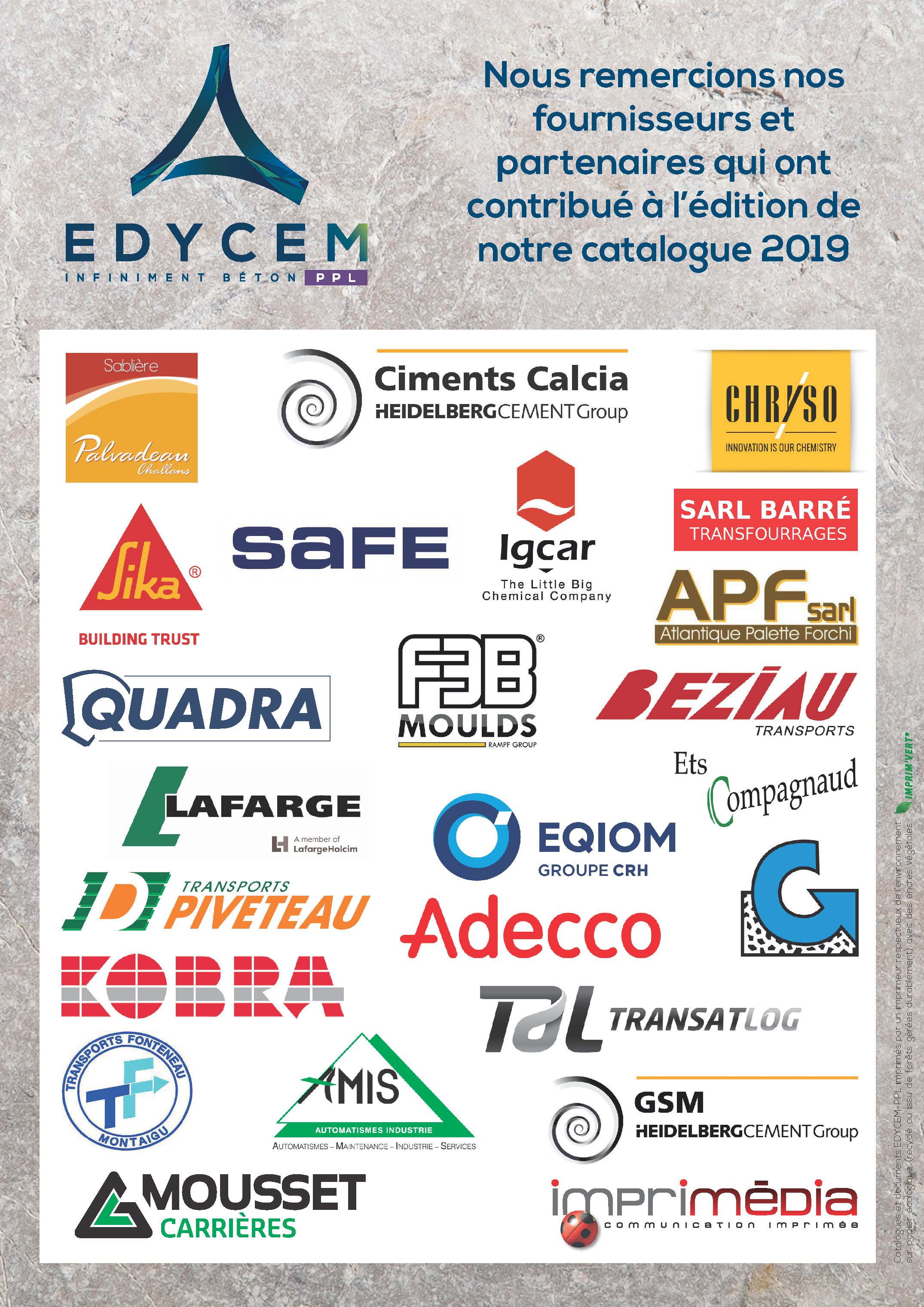 FEUILLET PARTENAIRES 2019